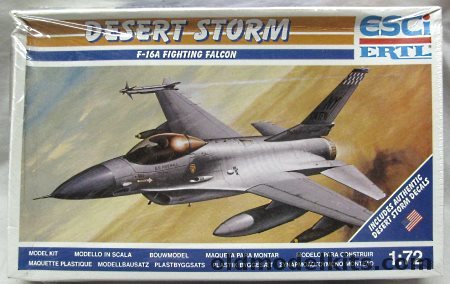 ESCI 1/72 F-16A Fighting Falcon Desert Storm, 9120 plastic model kit